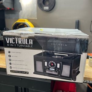 VICTRULA 8-IN-1 TURNTABLE Record player